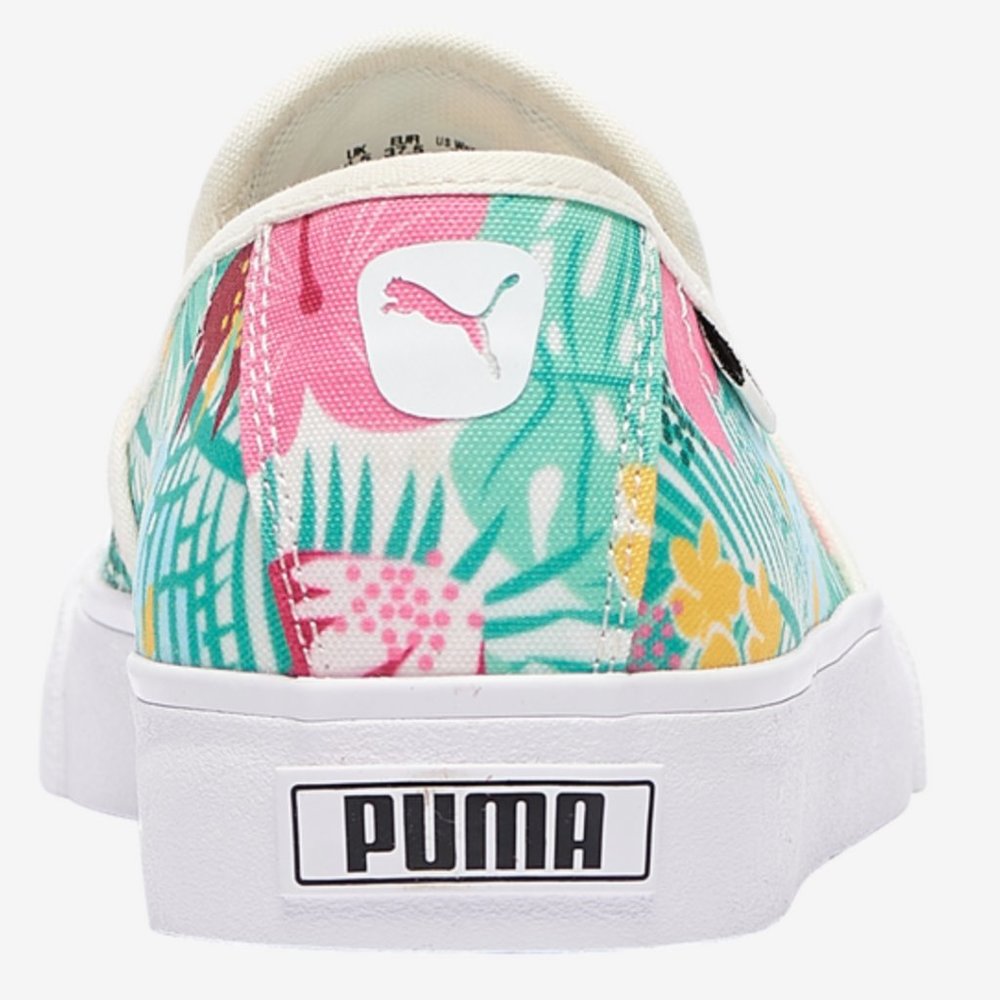 NEW PUMA Tropical Print Floral Women Sneakers Shoes Slip-On Green Multi 6.5 - Picture 3 of 5